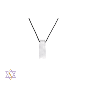 Colar Selenite Barra Bruto - 4/5cm