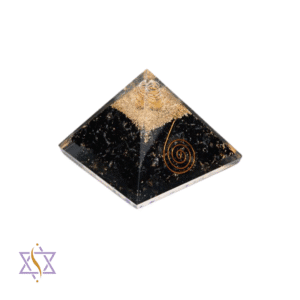 Pirâmide de Orgonite com Turmalina Negra 7x7