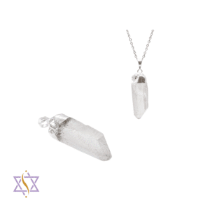 Colar com pendente Quartzo Cristal